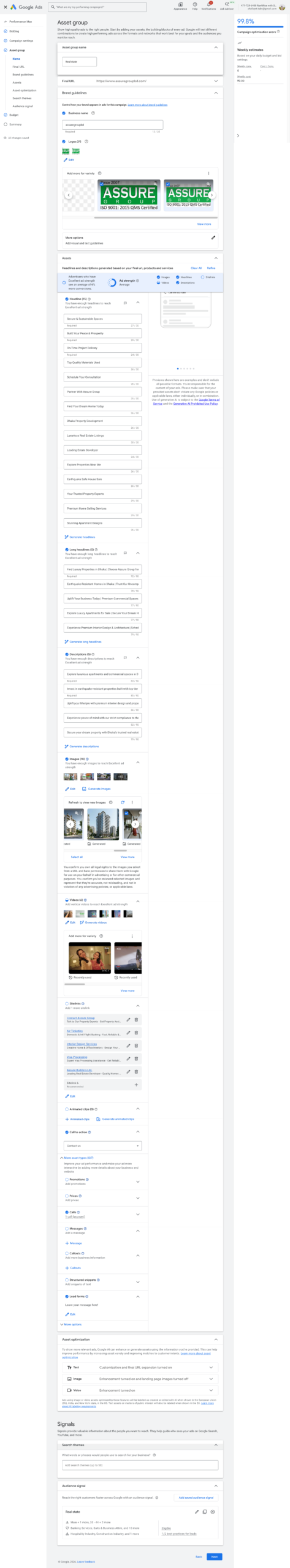 alt="Shafayet analyzing Premax lead generation ad campaign performance metrics"